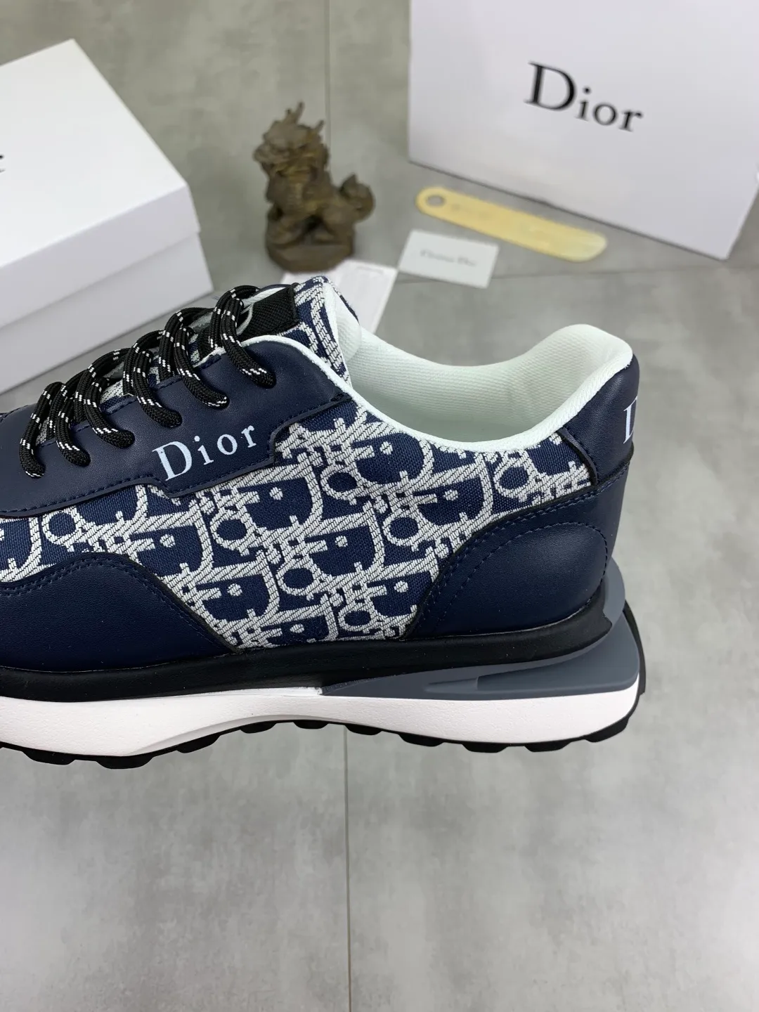 Men's Men's Shoes💰P440💰[New Style]🆘[Dior] 2025 Dior Original Lace-up Low-top Men's Shoes Classic casual shoes 🔥This model is the official classic model, with high quality and made by famous original designers. It is made of high-quality cowhide with original materials➕Comfortable and breathable mesh lining➕Pigskin insole. The perfect last shape and generous and fashionable design have attracted many consumers. Suitable for drivers to drive🚗. What you want is the highest quality in the market. Color: 3️⃣Color code number: 38--44 (45 customized)